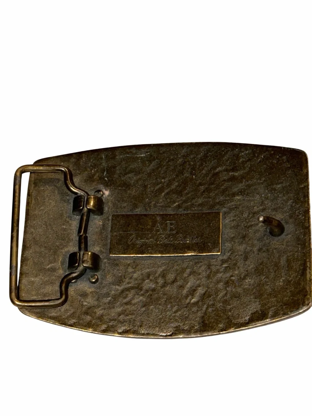 American Eagle Outfitters Bronze-Tone Embossed belt buckle